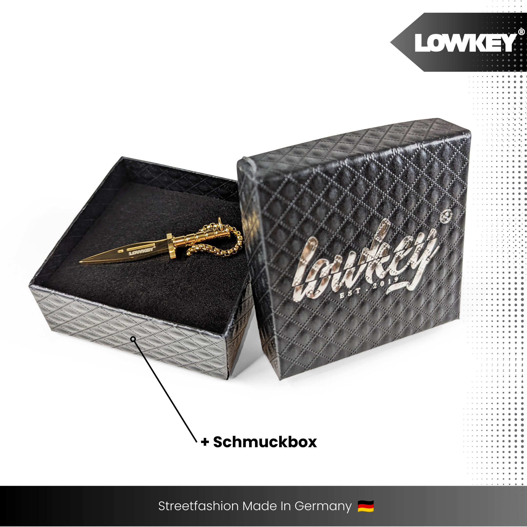 Lowkey® Dolch Kette (Gold)