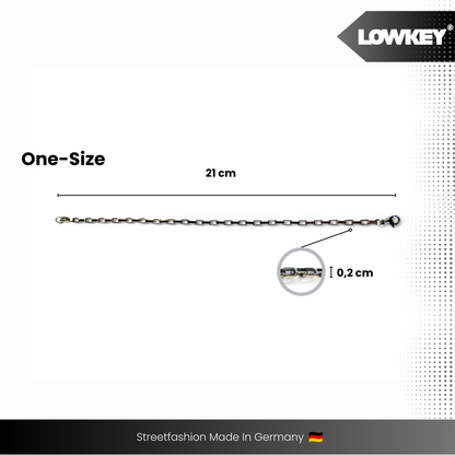 Lowkey® Armband Ø2mm Kettenarmband