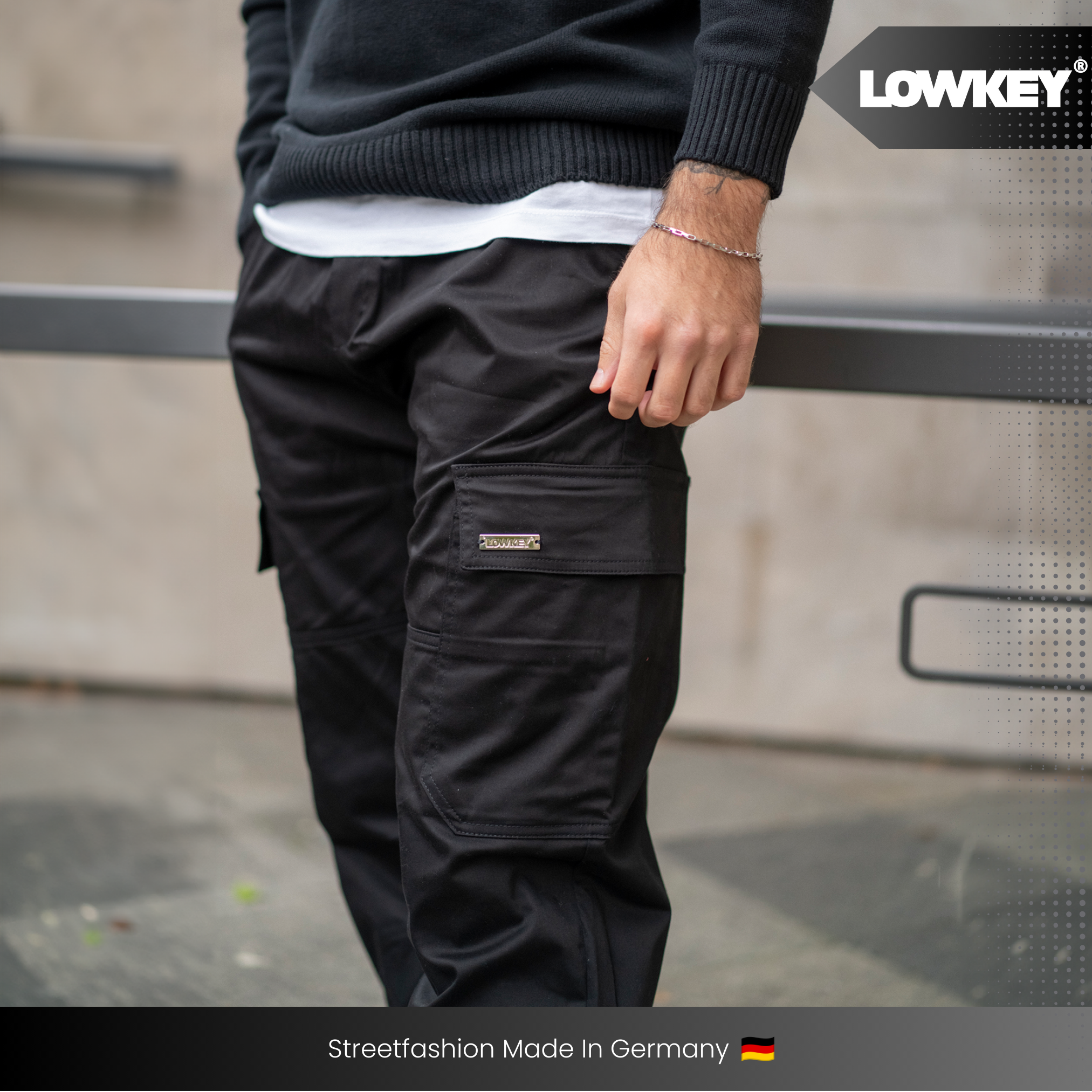 Lowkey® Cargo Hose (Schwarz)