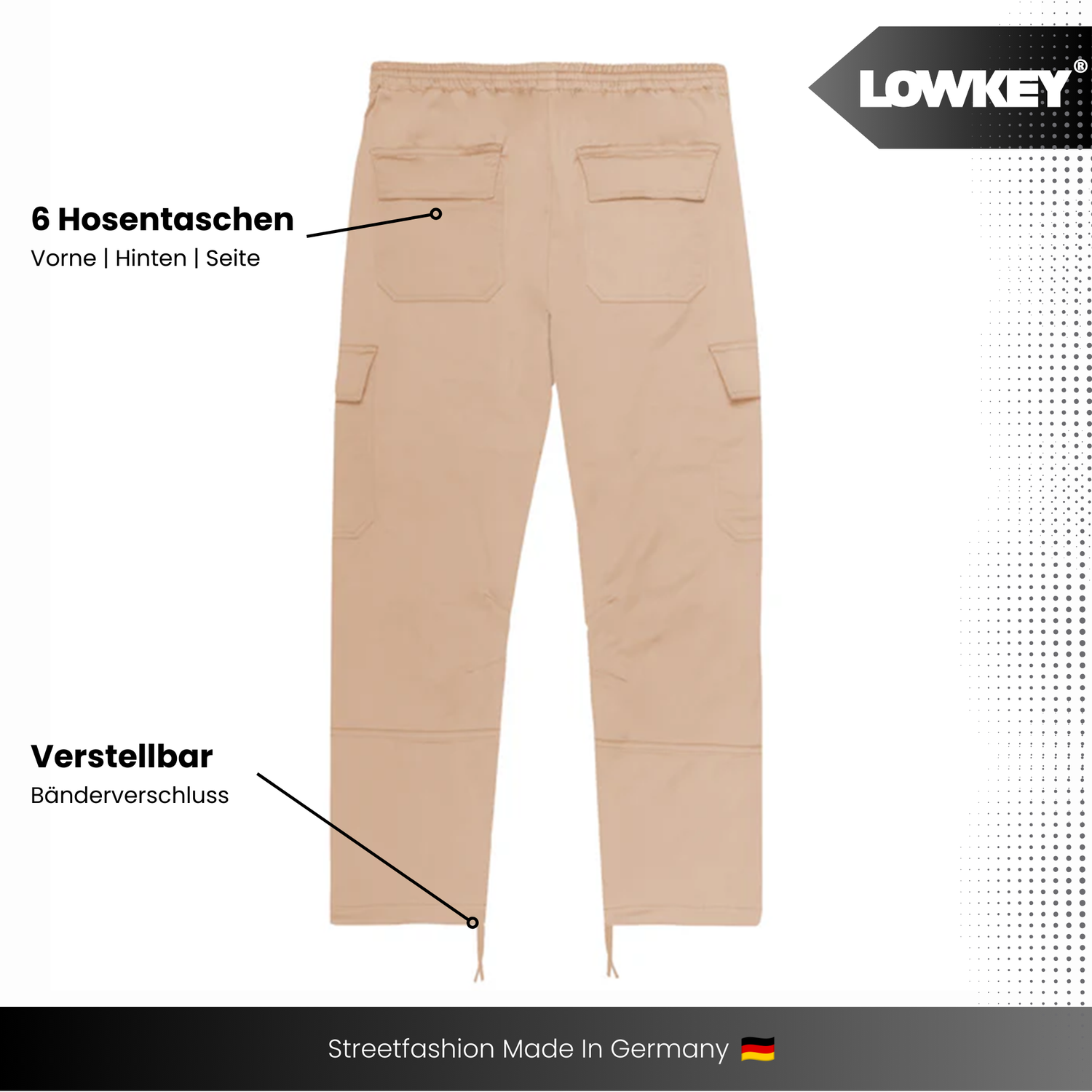 Lowkey® Cargo Hose (Beige)