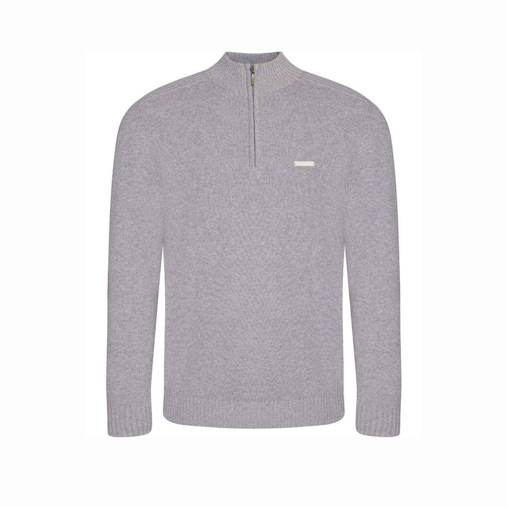 Lowkey® 1/4 Zip Sweater (Grau)