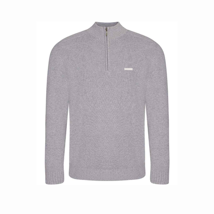 Lowkey® 1/4 Zip Sweater (Grau)