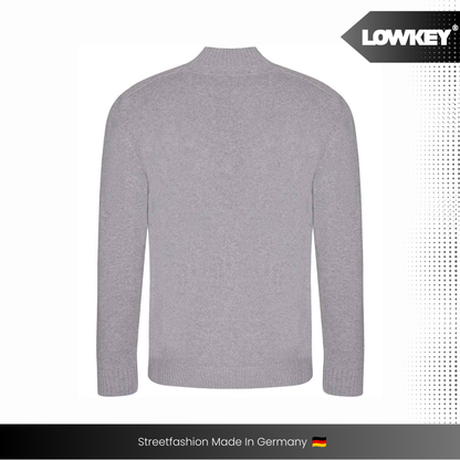 Lowkey® 1/4 Zip Sweater (Grau)