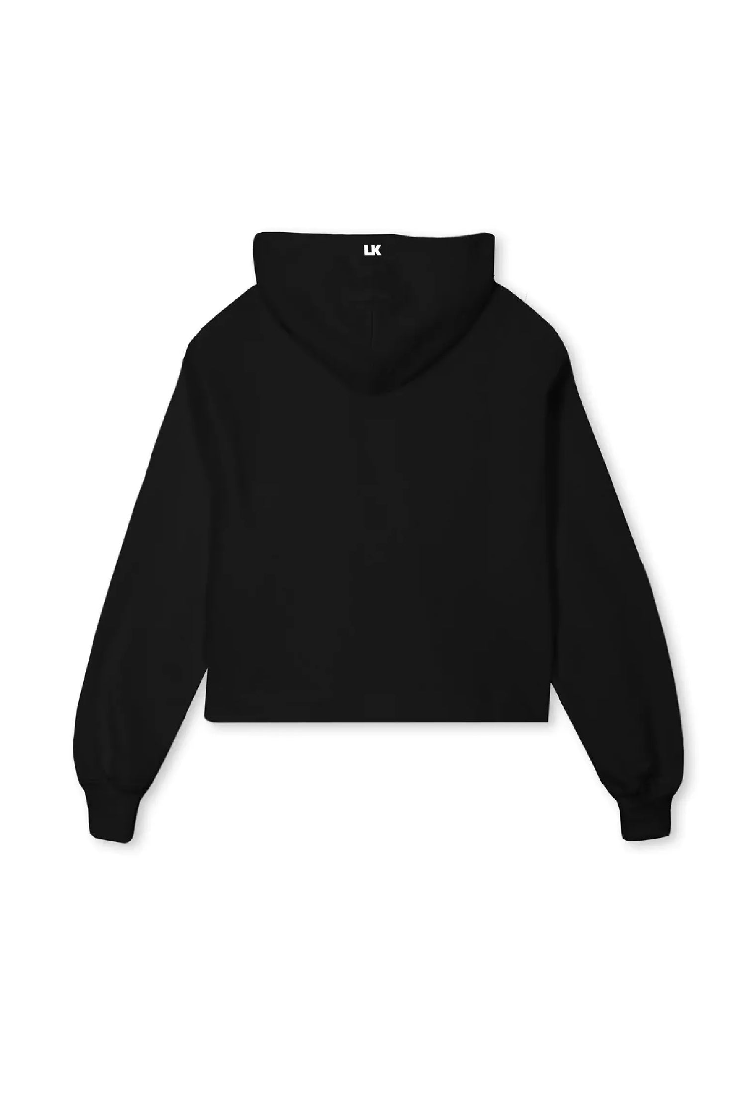 Lowkey® Cropped Basic Logo Hoodie Women Cut