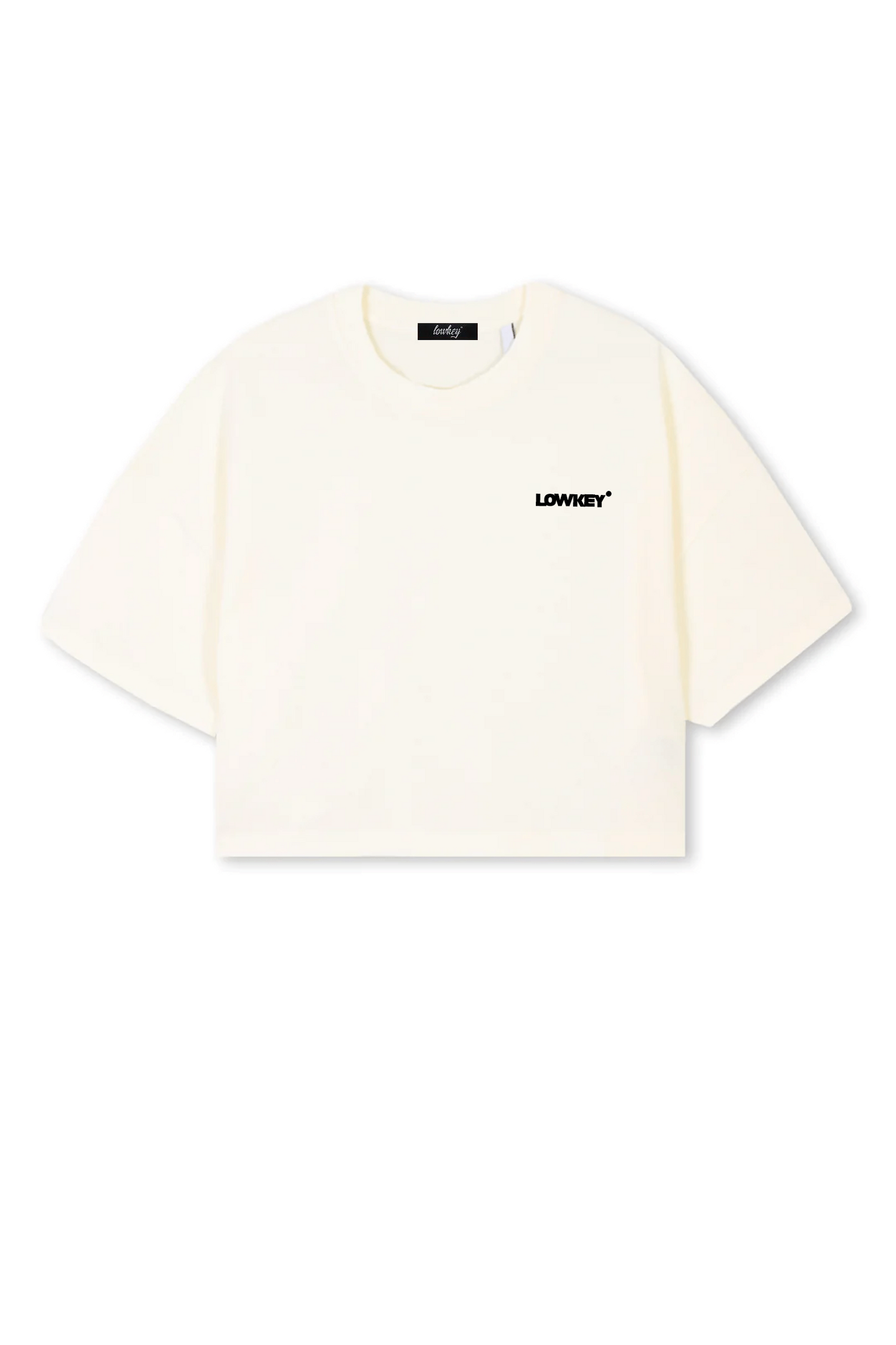 Lowkey® Cropped Basic Logo Tee Women Cut