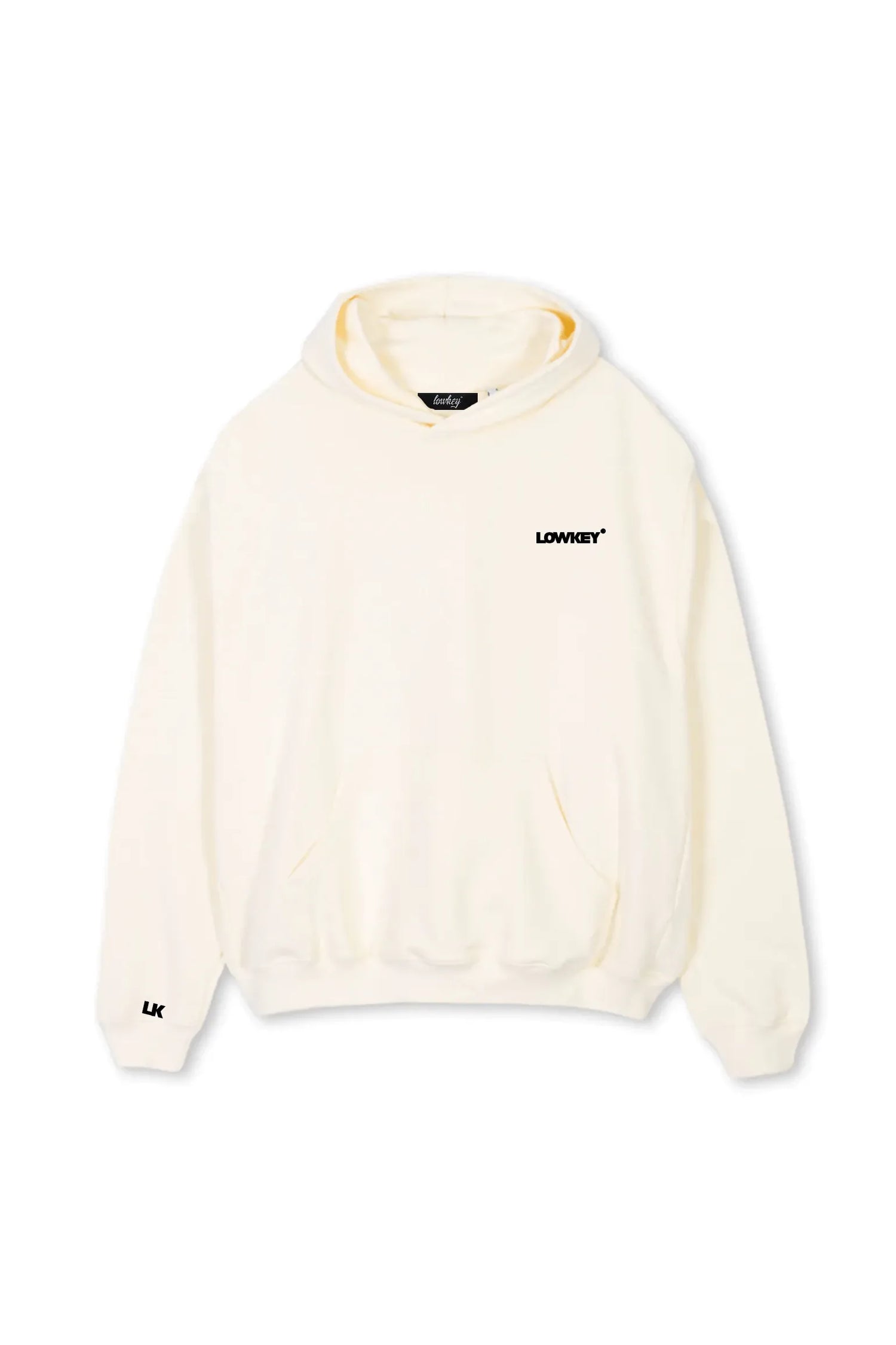 Lowkey® Heavy Oversized Basic Logo Hoodie