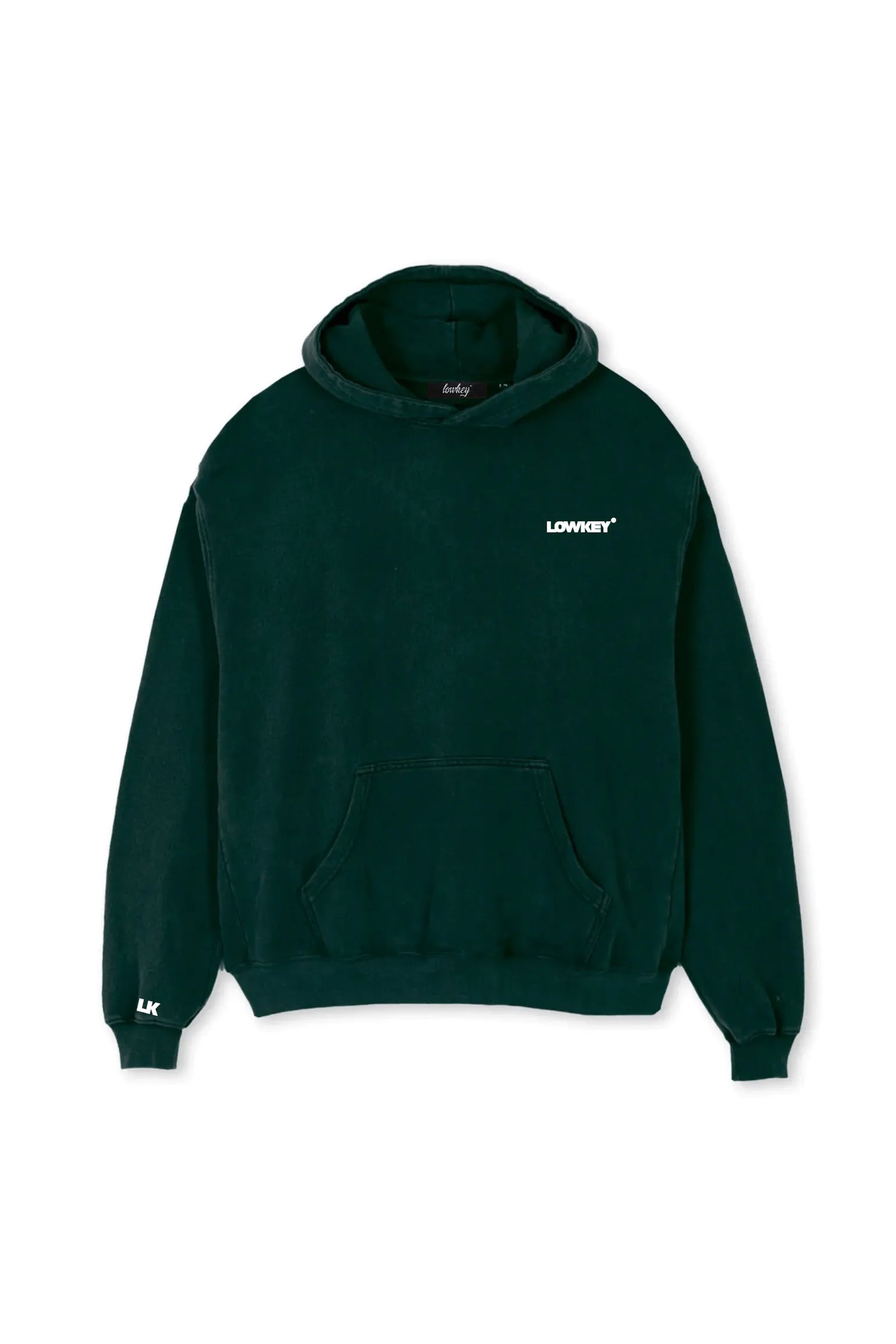 Lowkey® Heavy Oversized Basic Logo Hoodie