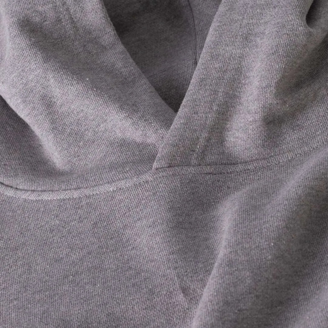 Lowkey® Heavy Oversized Basic Logo Hoodie