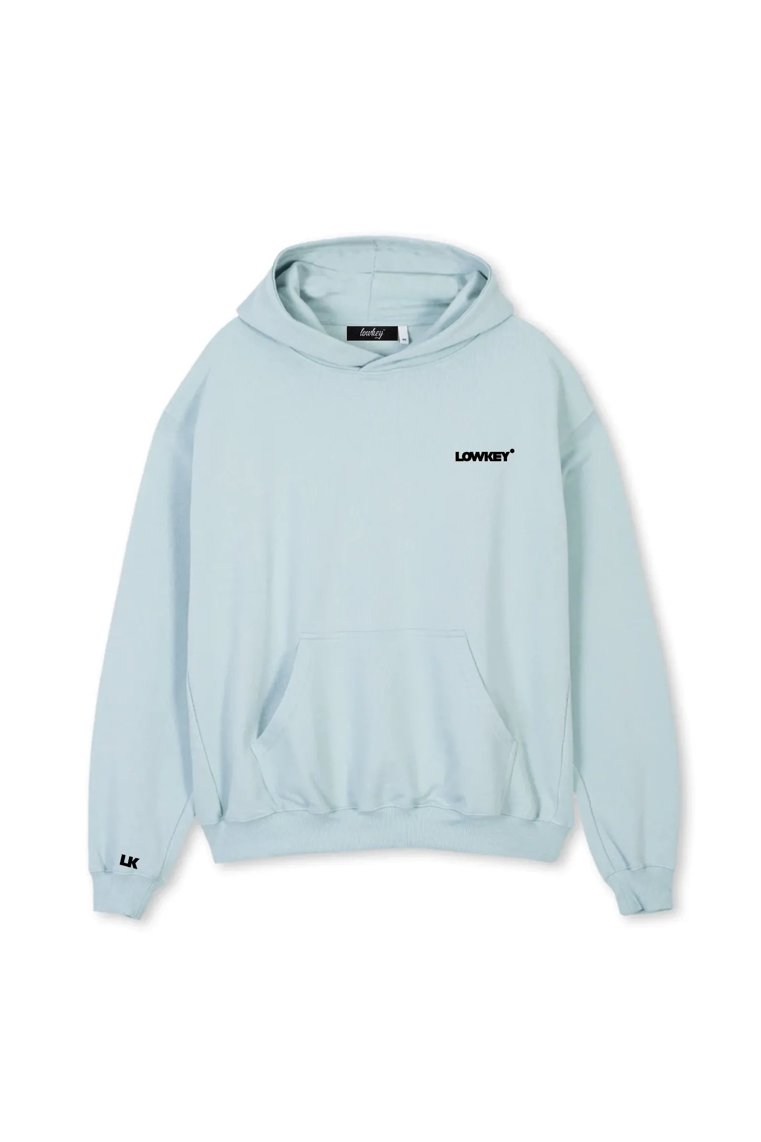 Lowkey® Heavy Oversized Basic Logo Hoodie