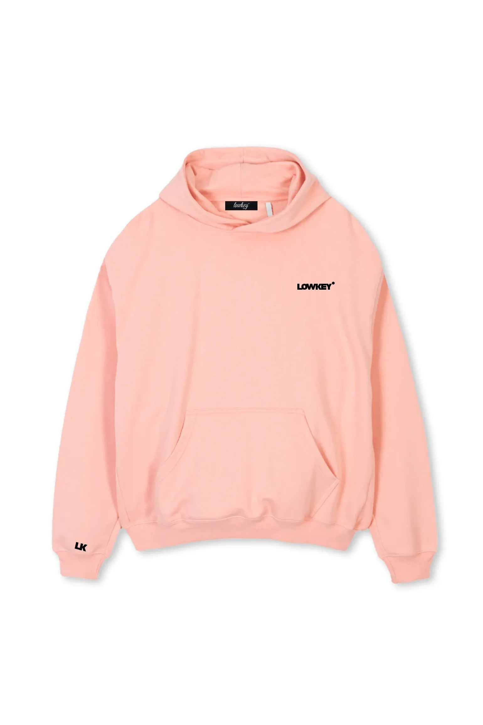 Lowkey® Heavy Oversized Basic Logo Hoodie