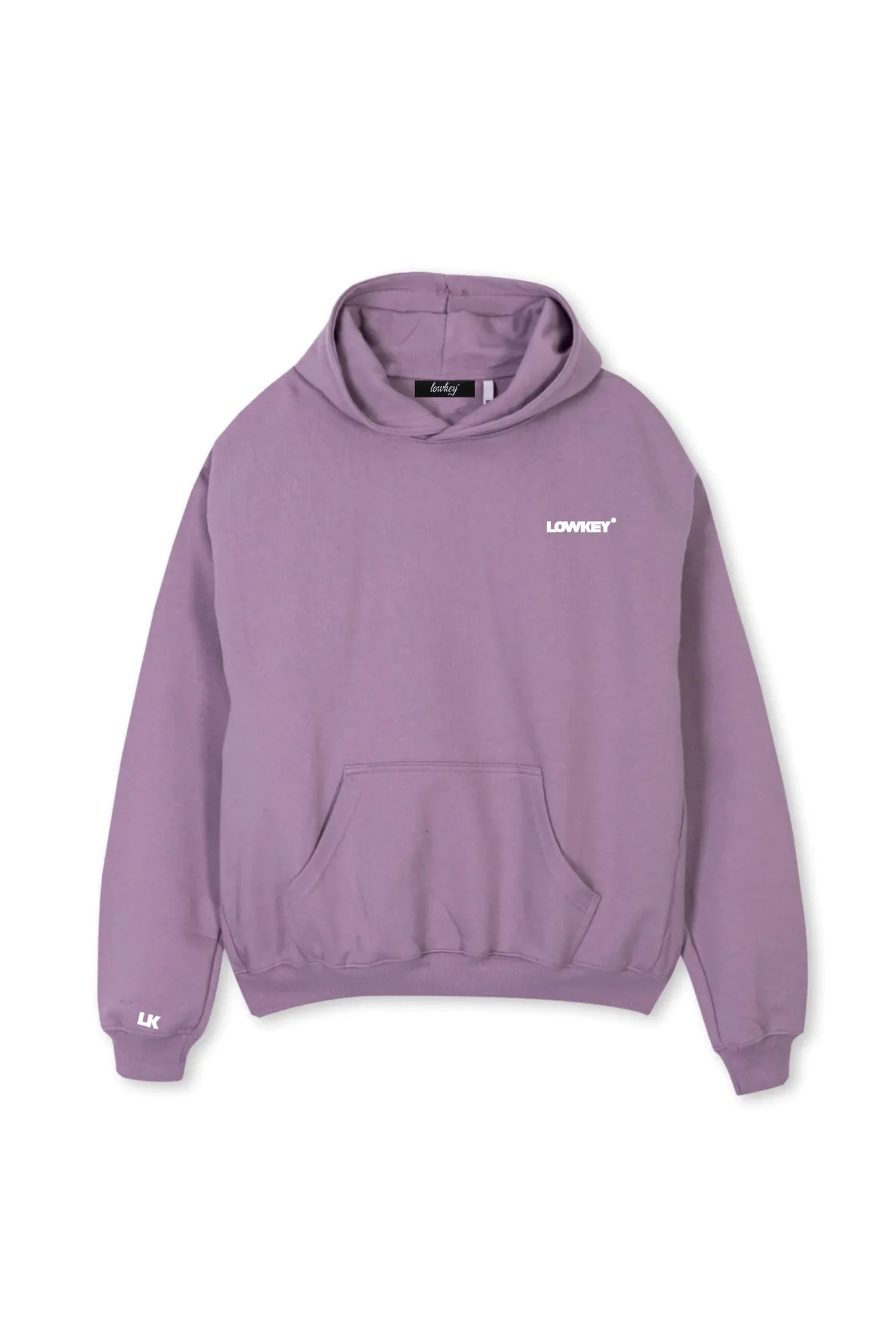 Lowkey® Heavy Oversized Basic Logo Hoodie