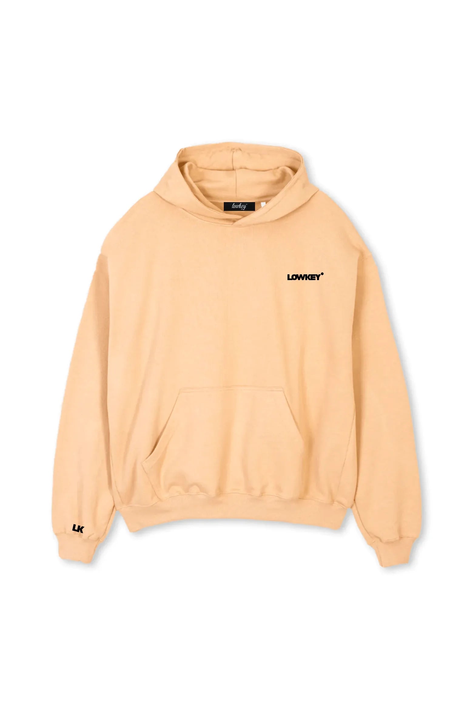 Lowkey® Heavy Oversized Basic Logo Hoodie