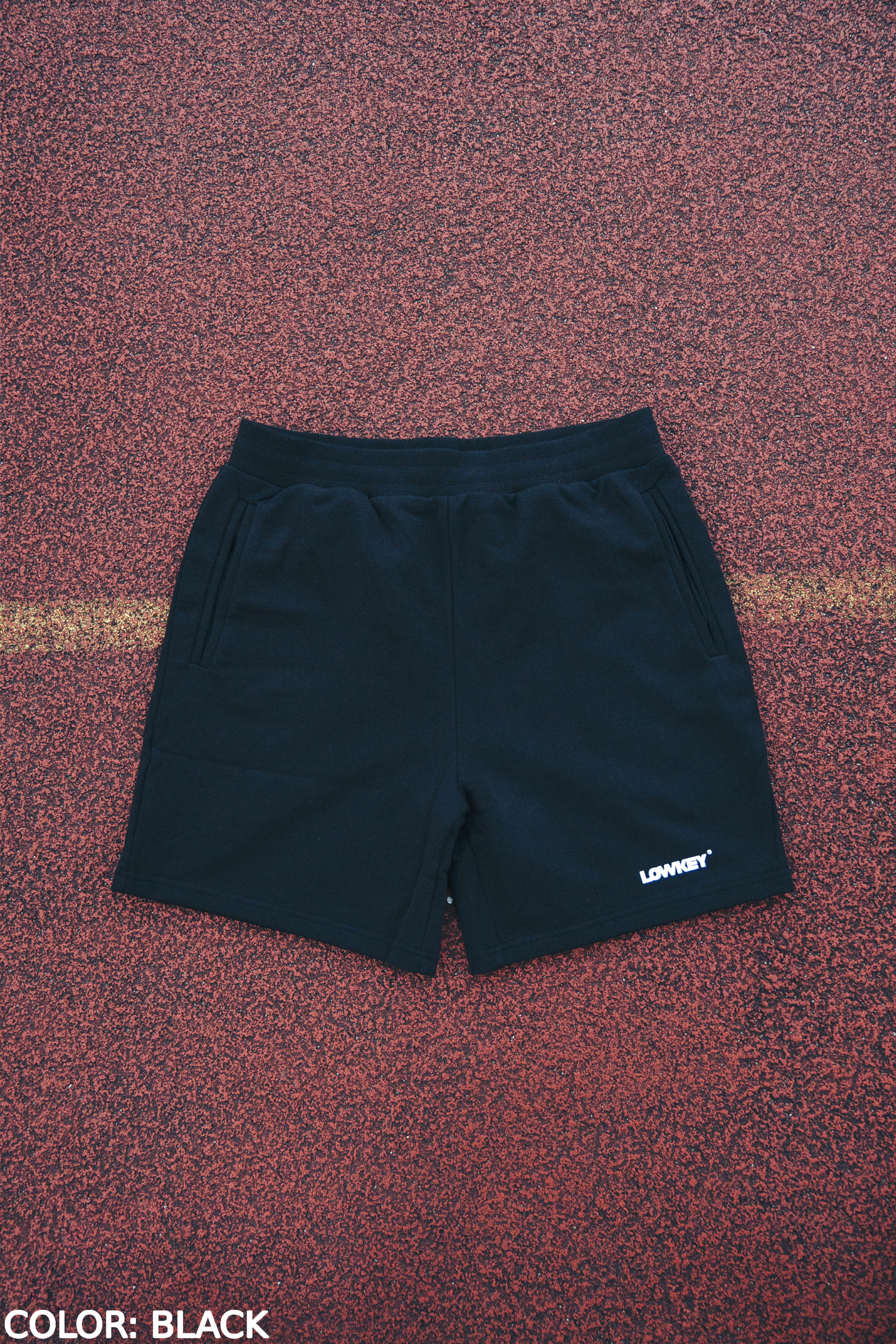 Lowkey® Black Basic Logo Sweatshorts Summer 2023