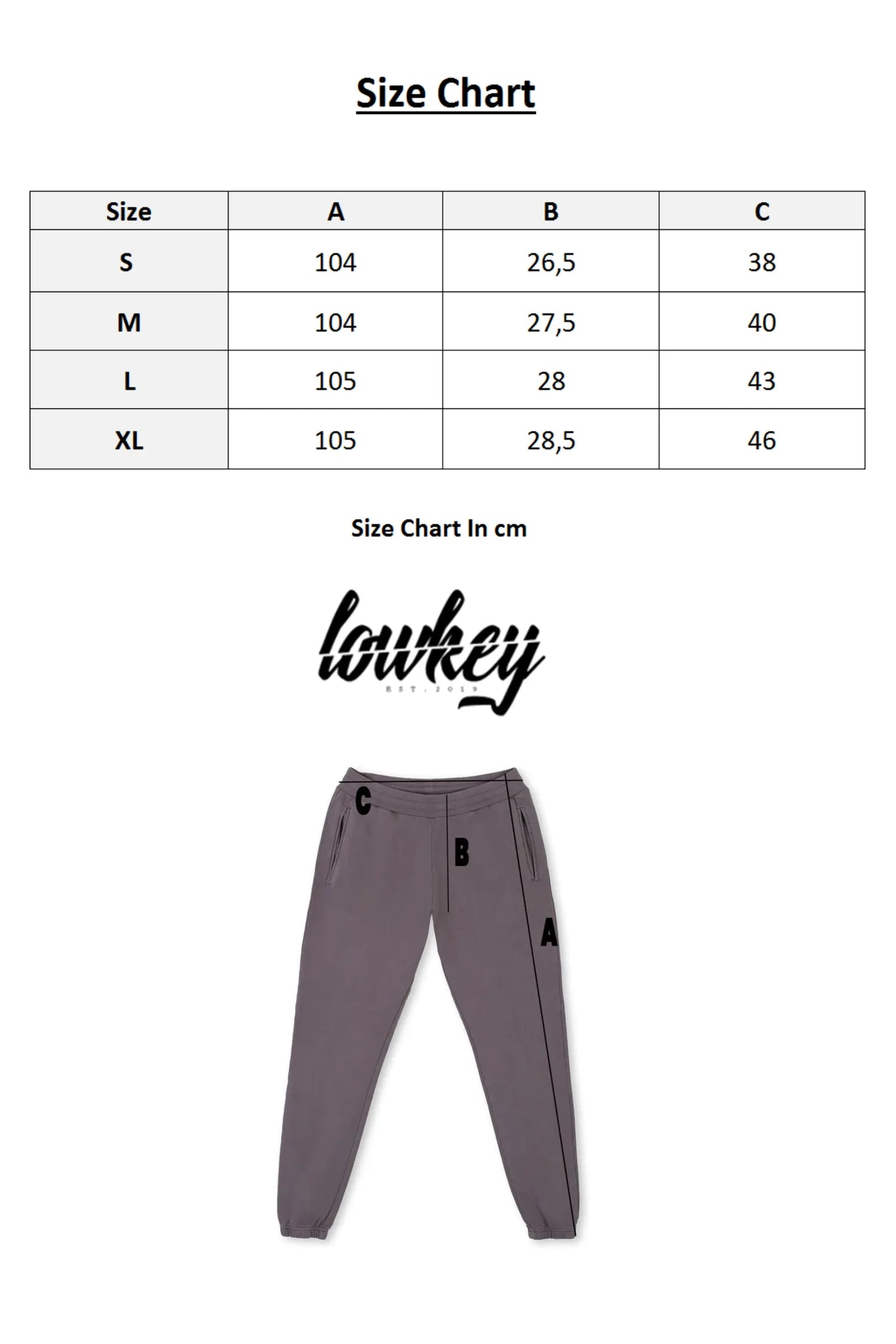 Lowkey® Basic Logo Sweatpants