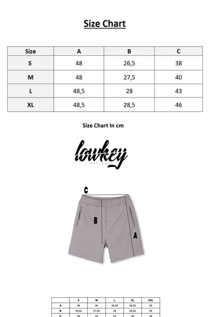 Lowkey® Black Basic Logo Sweatshorts Summer 2023