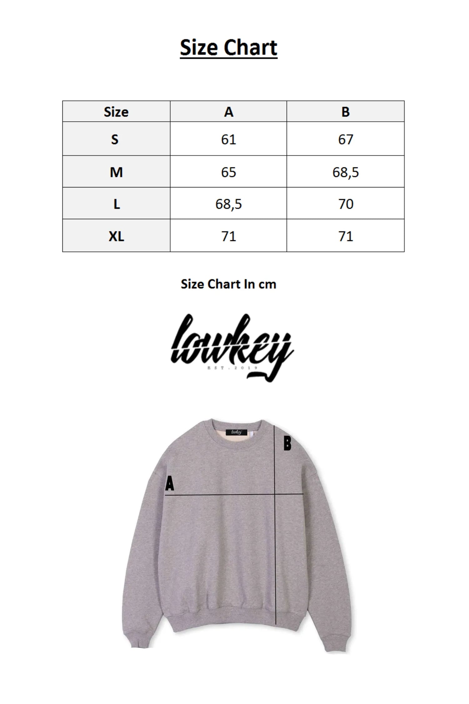 Lowkey® Heavy Oversized Basic Logo Sweater