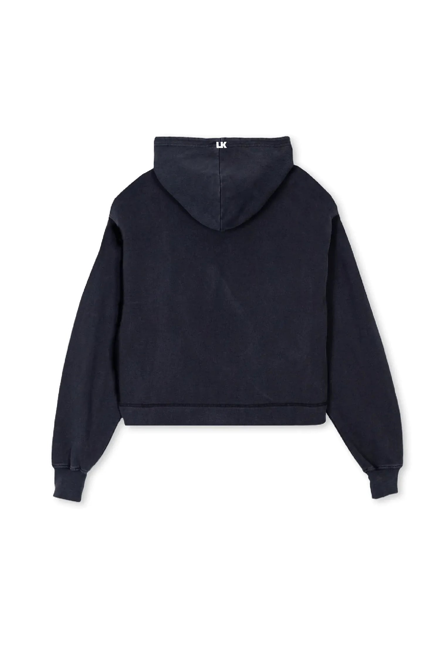 Lowkey® Cropped Basic Logo Hoodie Women Cut