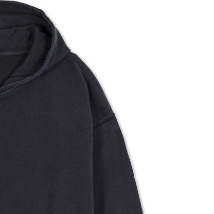 Lowkey® Heavy Oversized Basic Logo Zip Hoodie