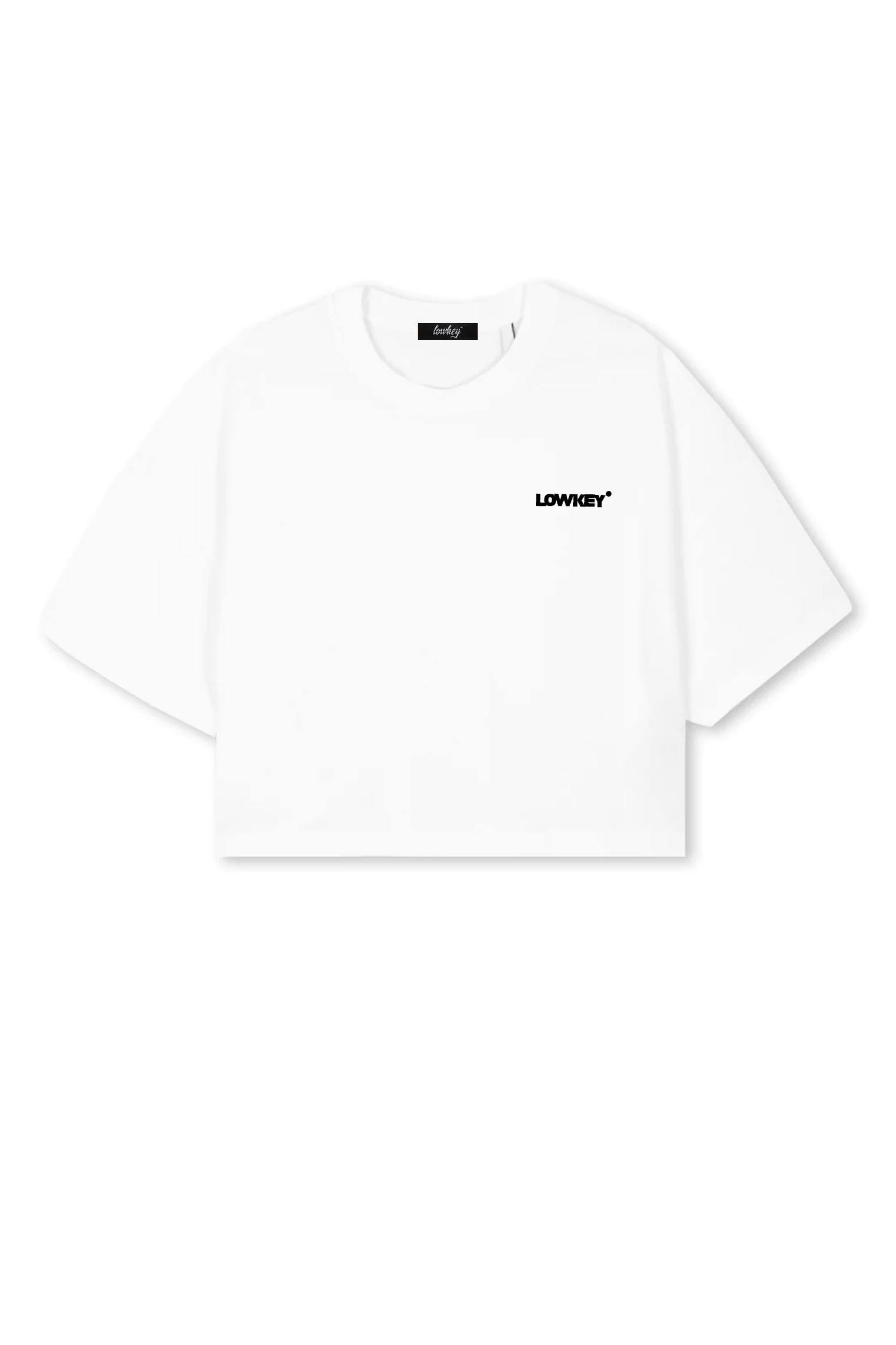 Lowkey® Cropped Basic Logo Tee Women Cut