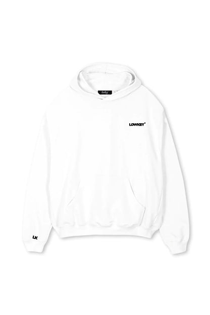 Lowkey® Heavy Oversized Basic Logo Hoodie