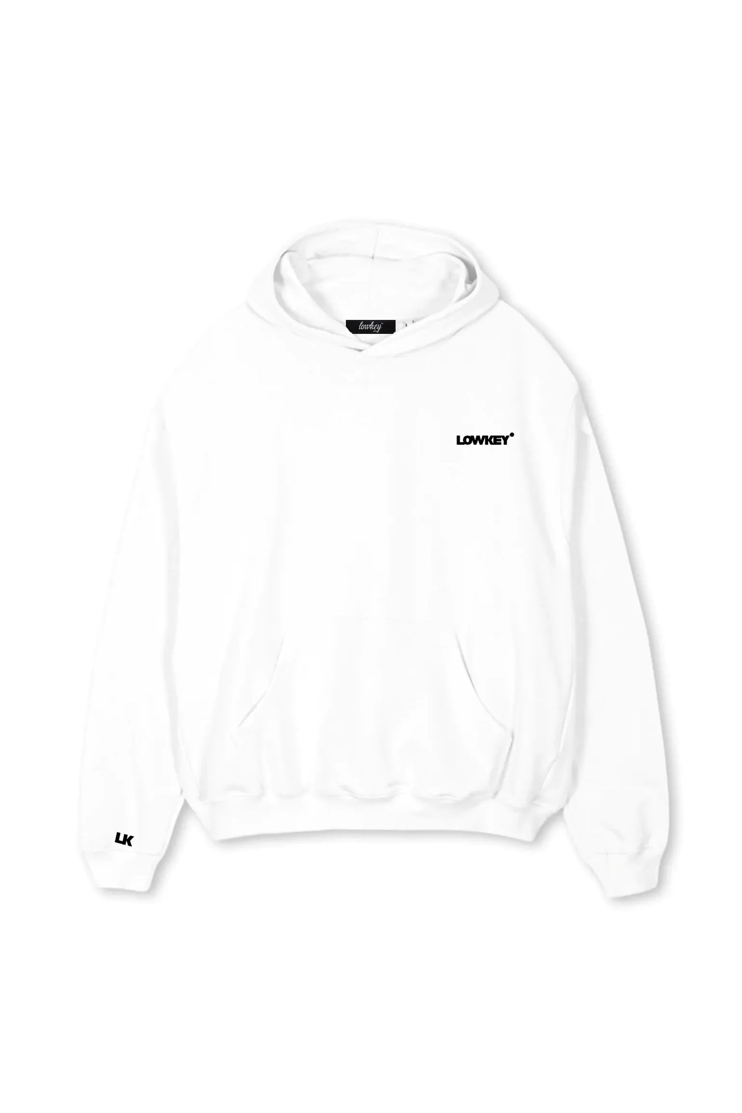 Lowkey® Heavy Oversized Basic Logo Hoodie