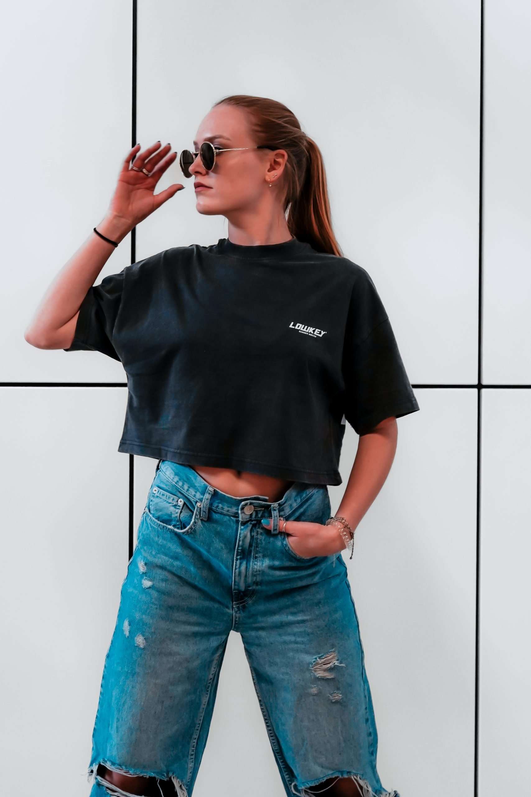 Lowkey® Cropped Summer MMXXII Tee Women Cut