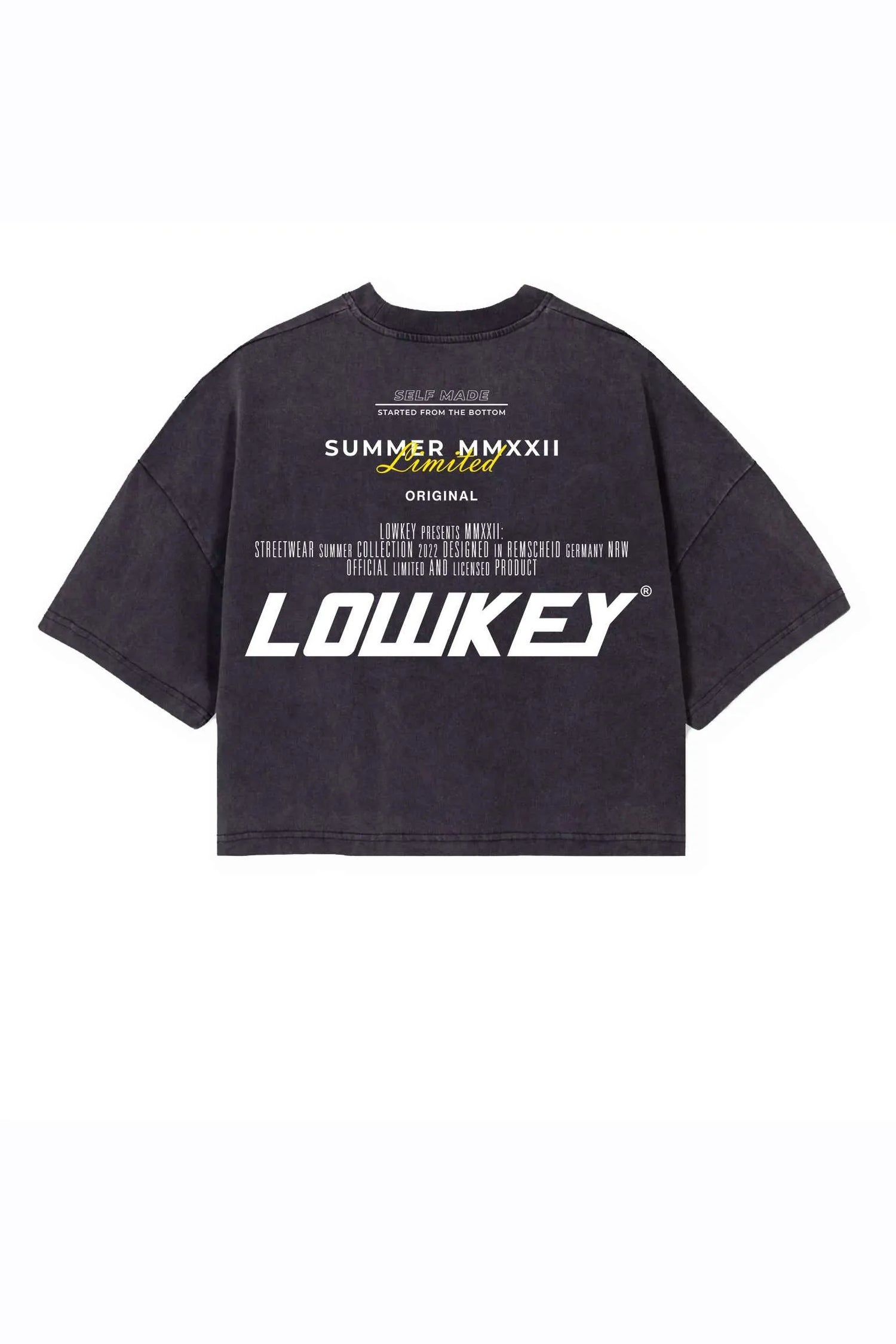 Lowkey® Cropped Summer MMXXII Tee Women Cut